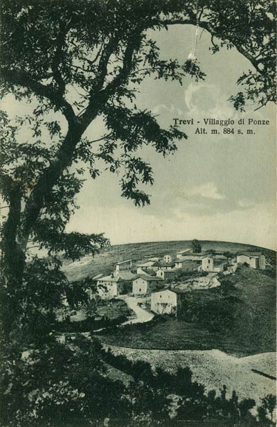 Trevi - Località Ponze, anni '30