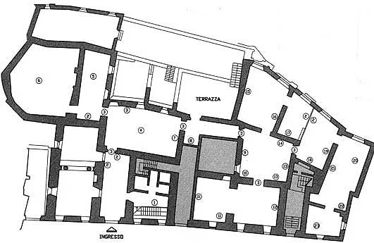 Trevi, Flash Art Museum, Pianta del Museo