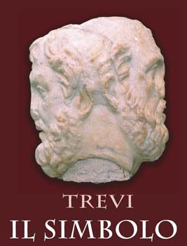 Trevi, Manifesto: Il simbolo 2003 - Testa romana di Giano bifronte nel Museo Comunale